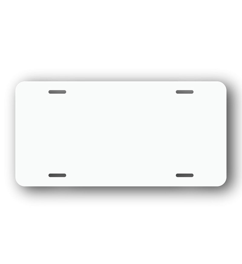Wrapco Graphics لوحة ترخيص فارغة (1، أبيض) - Image 1